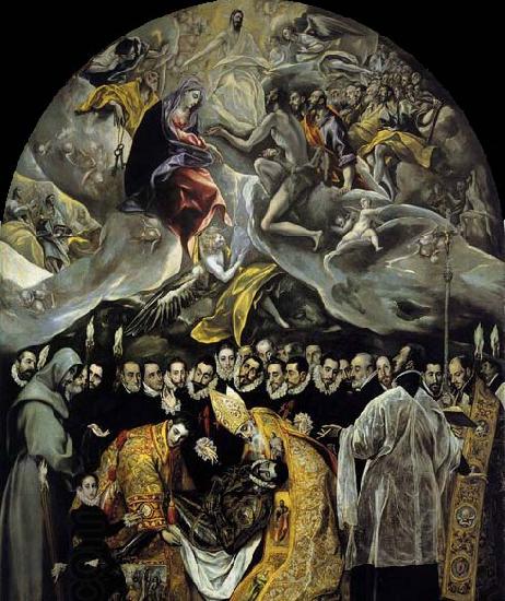 GRECO, El The Burial of the Count of Orgaz China oil painting art